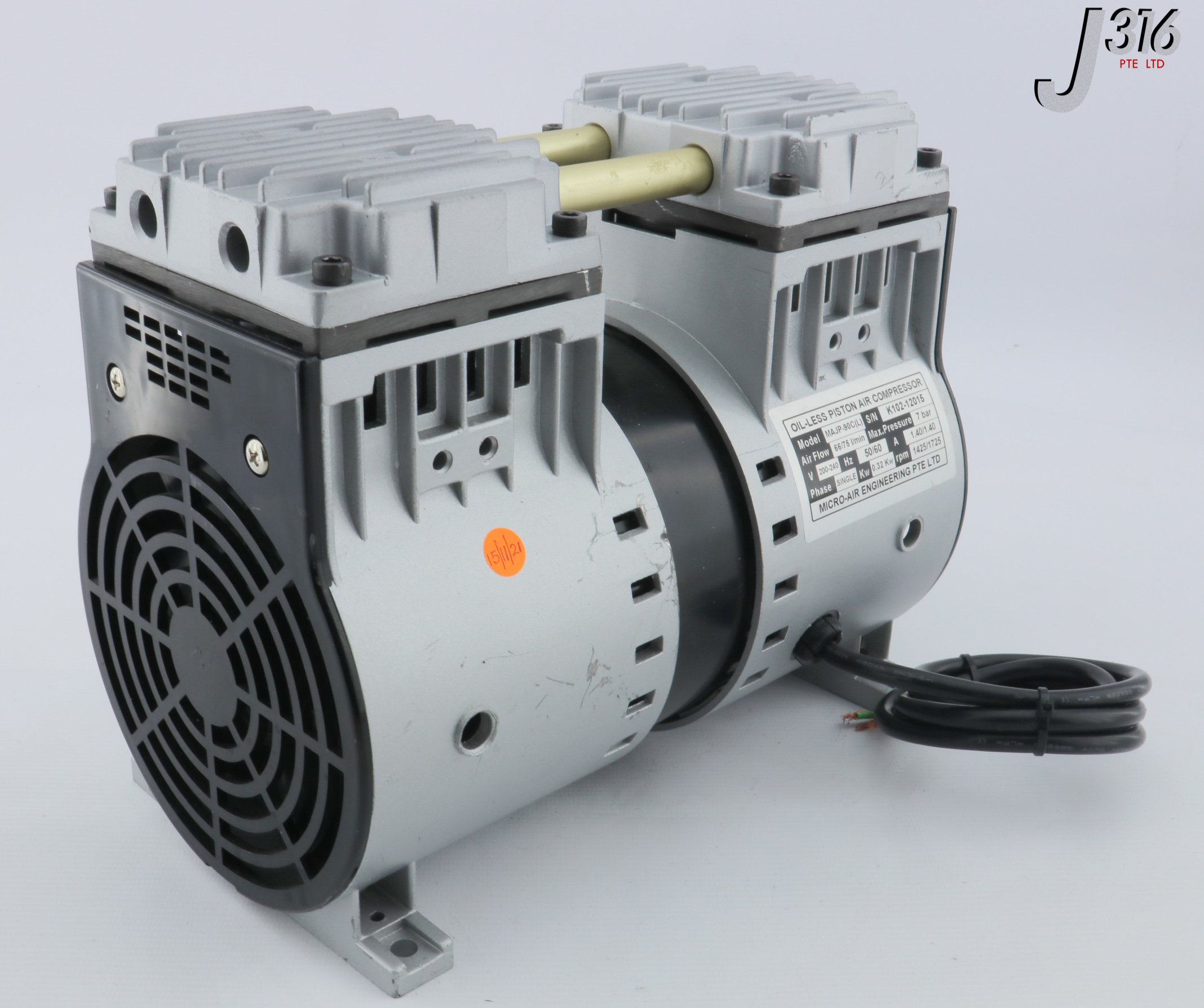 27382 MICRO-AIR OIL-LESS PISTON AIR COMPRESSOR MAJP-90C(L) | eBay